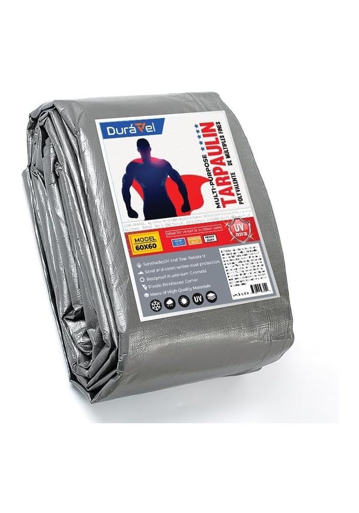 Duravel Waterproof Ground Cover Tarpaulin Sheet - 14Mtr X 14Mtr - Image 1